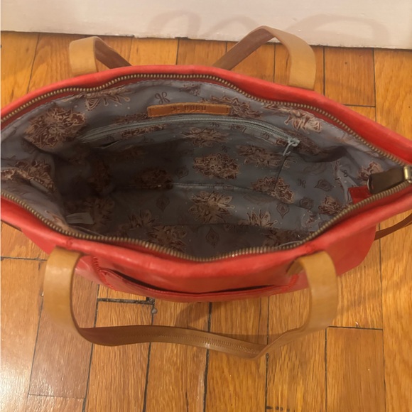 Hobo Cecily Red Leather Tote - Picture 6 of 8